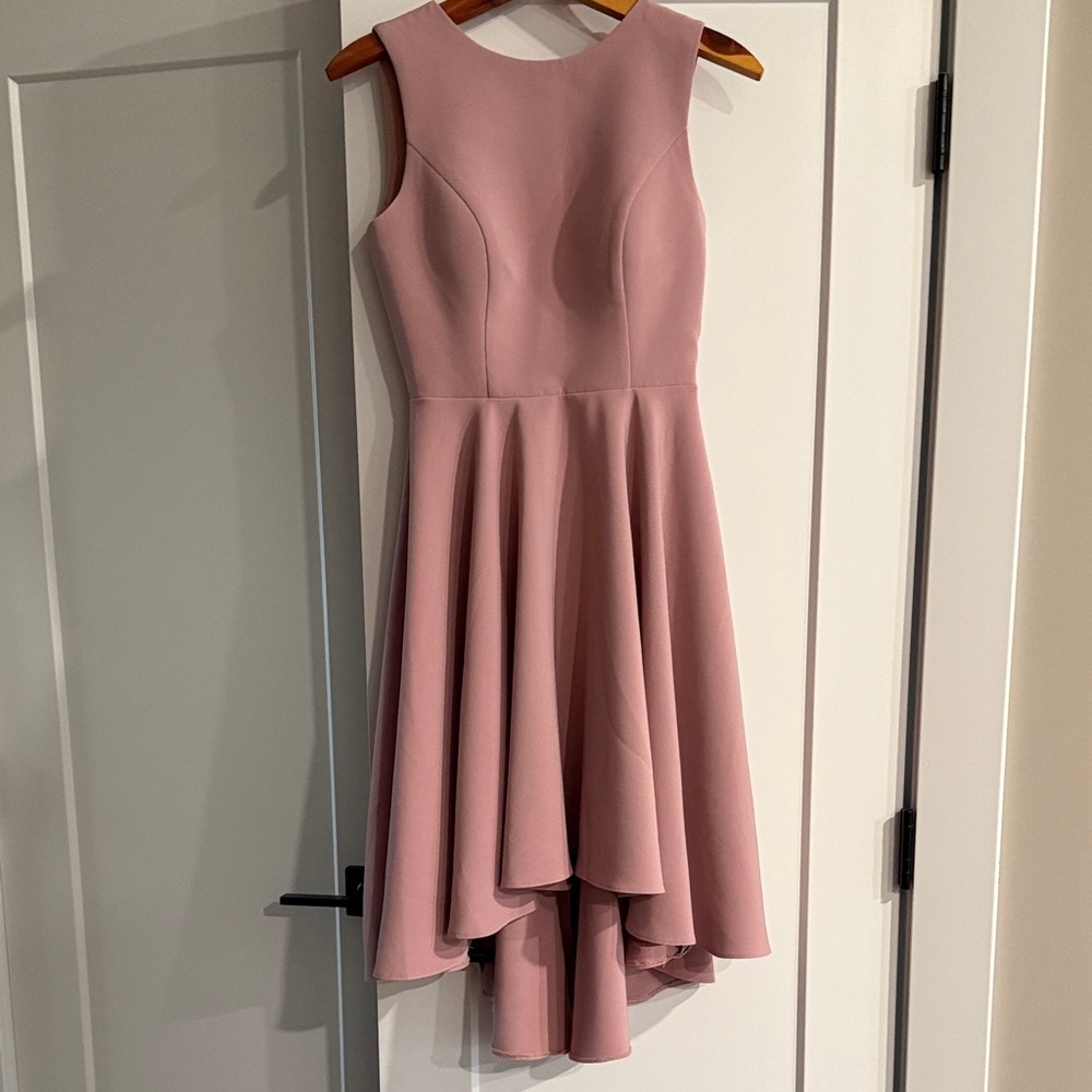 JJs House Blush High Low Dress
